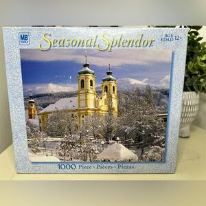 Brand New-Hasbro MB Seasonal Splendor 1000pc Jigsaw Puzzle
